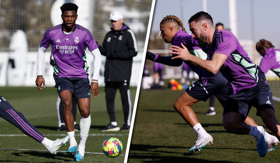 tchouameni carvajal training rmcom
