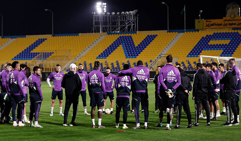 Training real madrid
