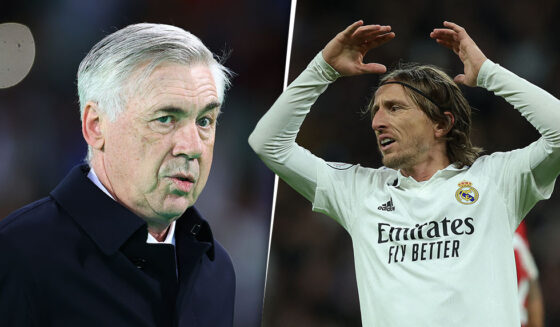 Carlo Ancelotti Luka Modric