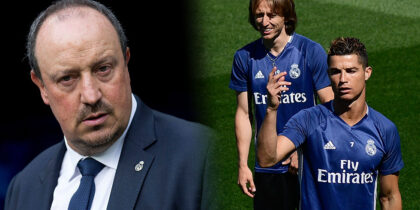 Rafael Benitez Cristiano Ronaldo Luka Modric Real Madrid