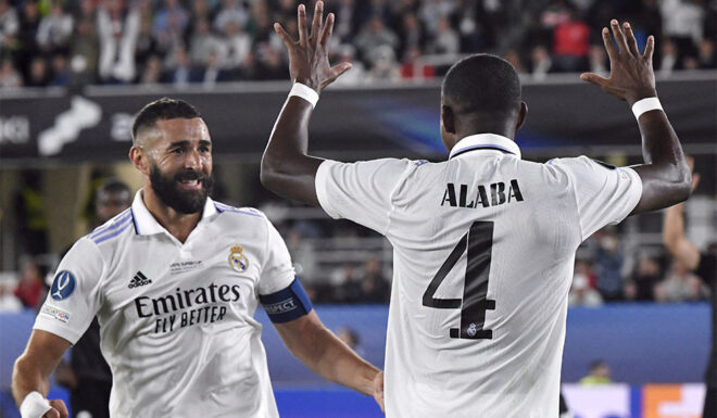 Karim Benzema David Alaba Real Madrid