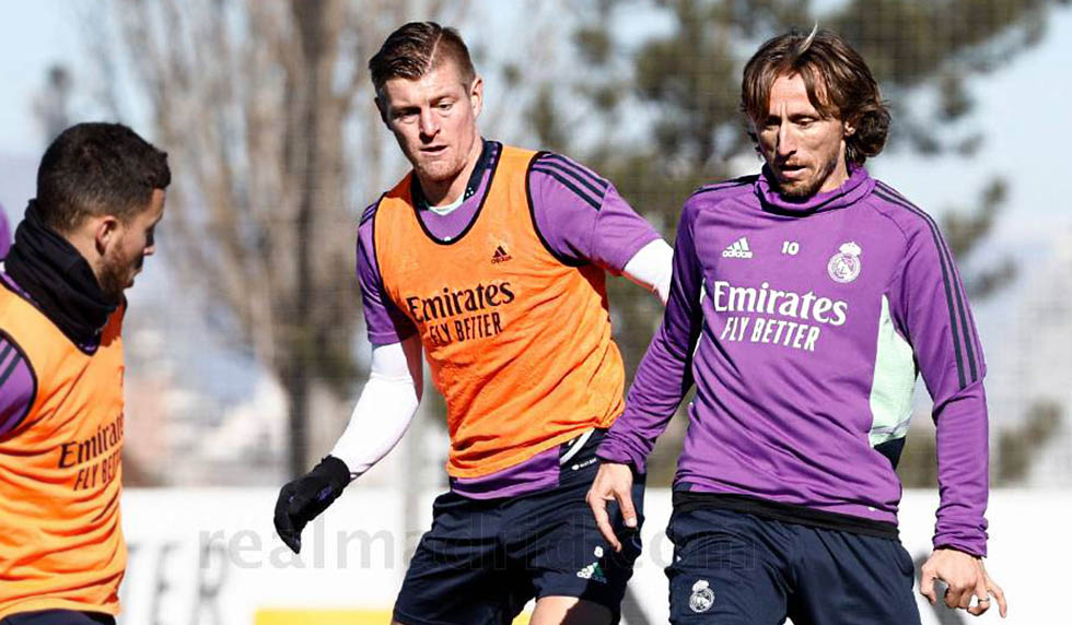 training kroos modric rmcom