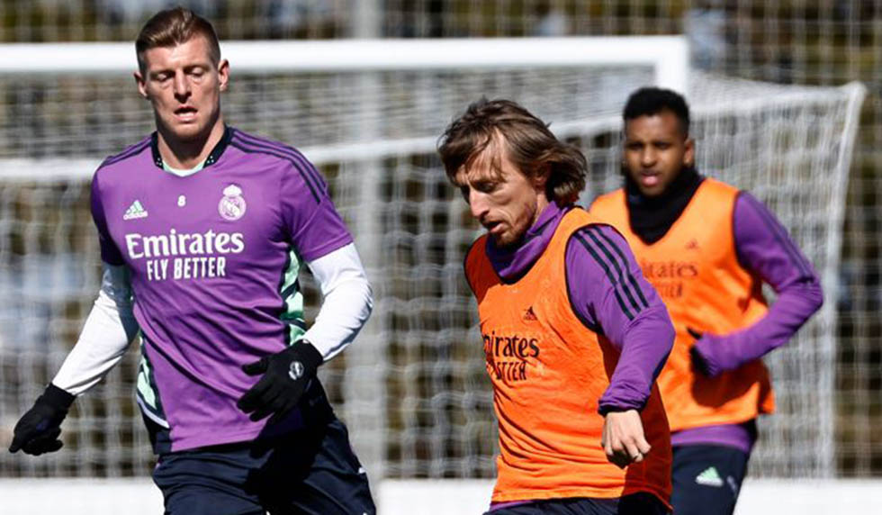 training kroos modric rodrygo