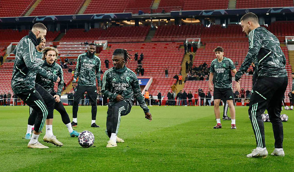 training real madrid anfield