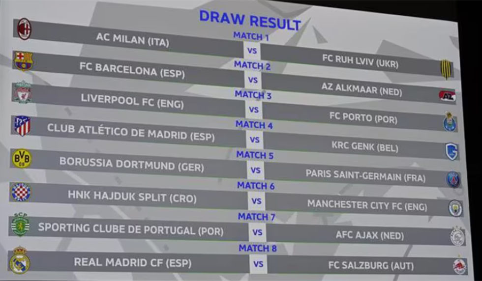 youth league uefa