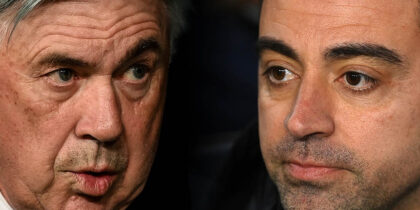 Carlo Ancelotti Xavi Hernández Real Madrid FC Barcelona