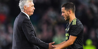 Carlo Ancelotti Eden Hazard Real Madrid