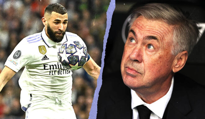 Karim Benzema Carlo Ancelotti Karim Benzema Carlo Ancelotti
