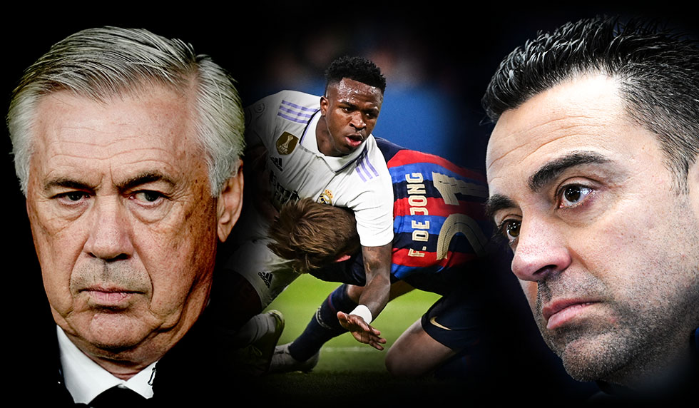 Carlo Ancelotti Xavi Hernández Real Madrid FC Barcelona