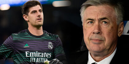 Carlo Ancelotti Thibaut Courtois Real Madrid