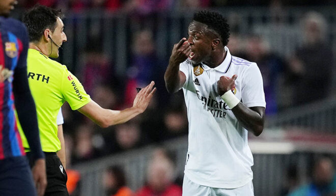 Vinícius im Clásico Vinícius im Clásico