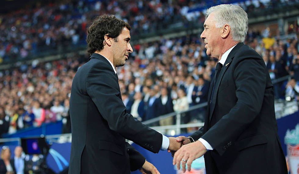 Raúl und Ancelotti