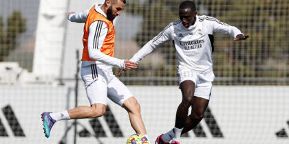benzema mendy training