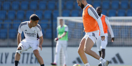 benzema training