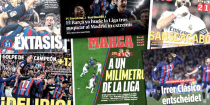 Clásico Pressestimmen FC Barcelona Real Madrid