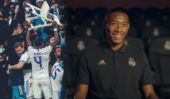David Alaba Real Madrid Klappstuhl