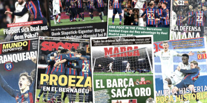 Pressestimmen Real Madrid FC Barcelona Clásico Copa del Rey