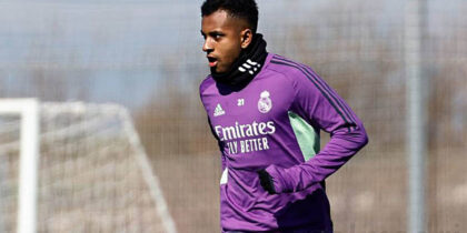 rodrygo goes training