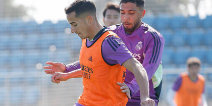 training lucas vazquez