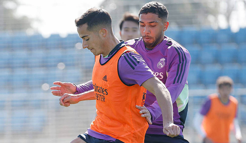 training lucas vazquez