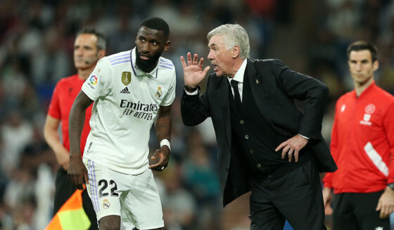 Carlo Ancelotti Antonio Rüdiger Real Madrid