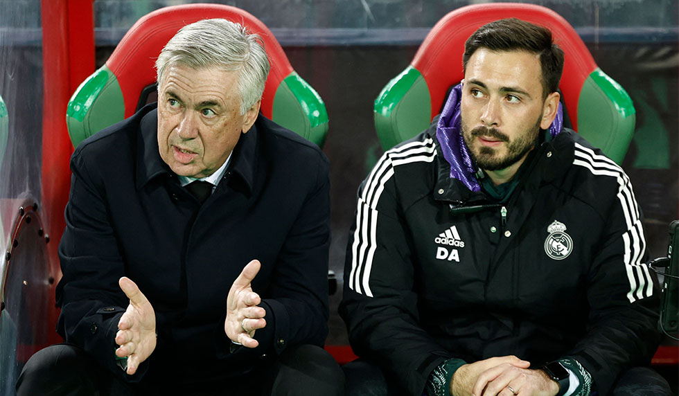 Carlo Ancelotti Davide Ancelotti Real Madrid