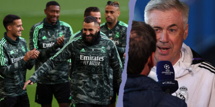 Real Madrid Training Carlo Ancelotti