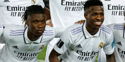 Eduardo Camavinga Vinicius Junior Real Madrid