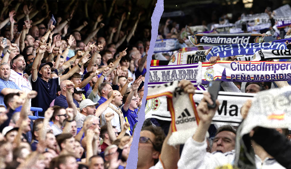 collage chelsea fans