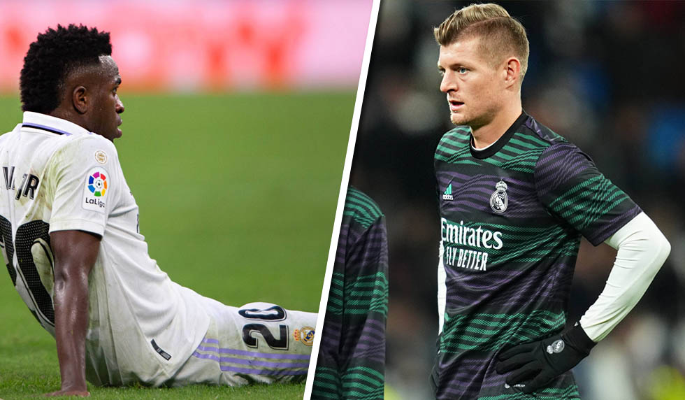 Real Madrids Kader gegen Cádiz: Vinícius und Kroos angeschlagen