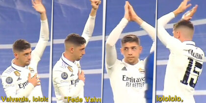 fede valverde sprechchöre bernabeu