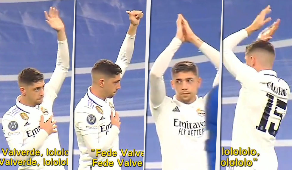 fede valverde sprechchöre bernabeu