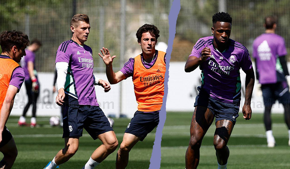 Toni Kroos Vinicius Junior Real Madrid