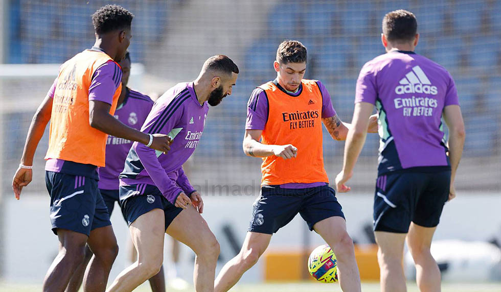 training benzema valverde