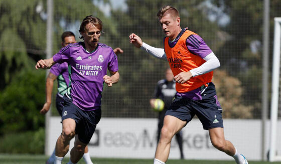 training kroos modric training kroos modric