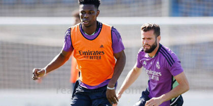 training tchouameni nacho