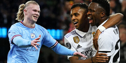 Rodrygo Vinicius Erling Haaland Real Madrid Manchester City