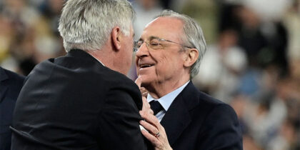 Florentino Perez Carlo Ancelotti Real Madrid