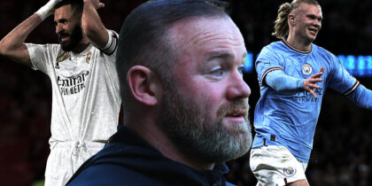 Wayne Rooney Real Madrid Manchester City Champions League