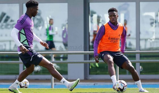 Real Madrid Training Vinícius Júnior