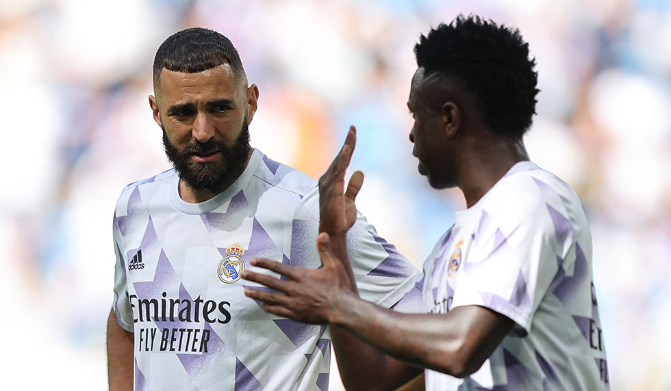 Karim Benzema Vinícius Júnior Real Madrid