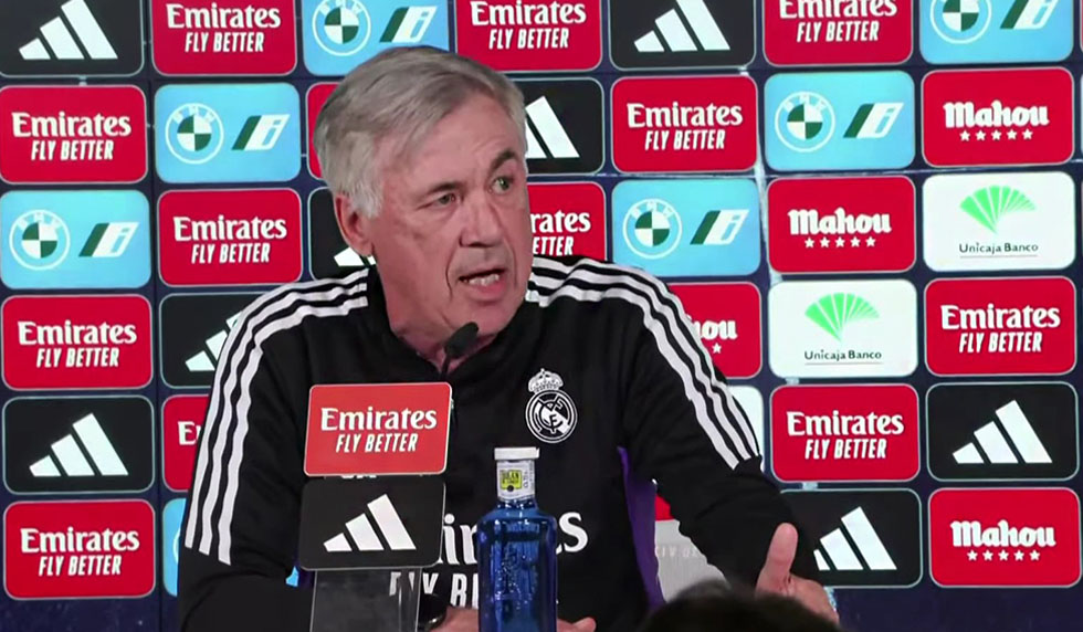 Carlo Ancelotti Vinícius Júnior Real Madrid