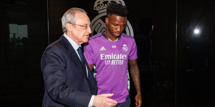 Florentino Pérez Vinícius Júnior Real Madrid