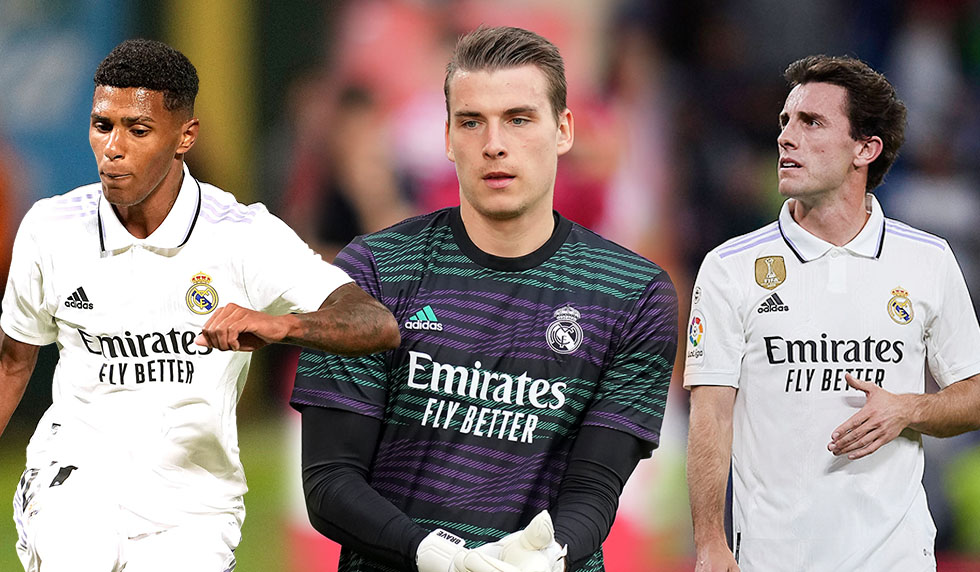 Vinicius Tobias Andriy Lunin Alvaro Odriozola Real Madrid