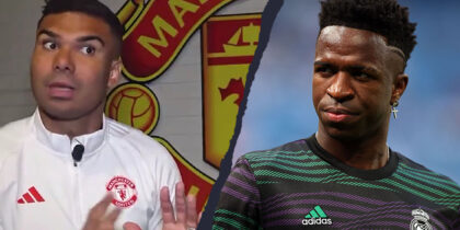 Vinicius Junior Casemiro Real Madrid