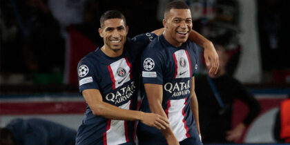 Achraf Hakimi Kylian Mbappé PSG Real Madrid