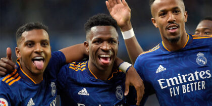 Rodrygo Vinícius Júnior Eder Militao Real Madrid