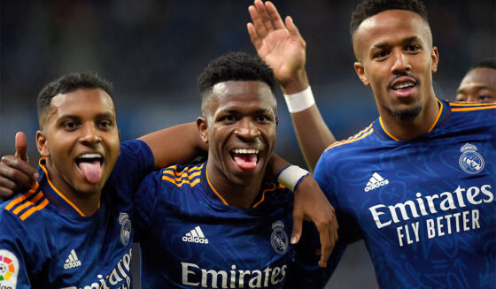 Rodrygo Vinícius Júnior Eder Militao Real Madrid