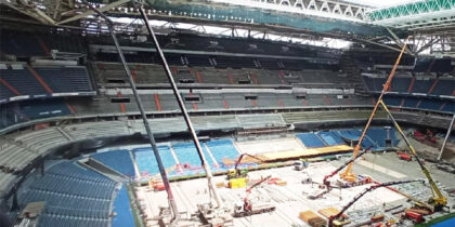 Estadio Santiago Bernabéu Real Madrid Umbau
