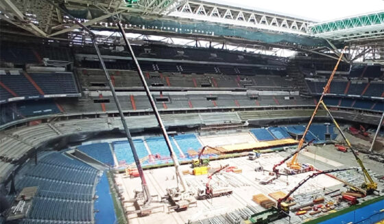 Estadio Santiago Bernabéu Real Madrid Umbau